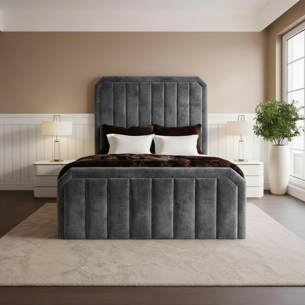 Madison 2025 with Optional Ottoman Storage Steel Plush Velvet