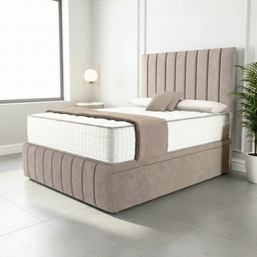 Brisbane Ottoman Divan Bed - Seal Grey Naples