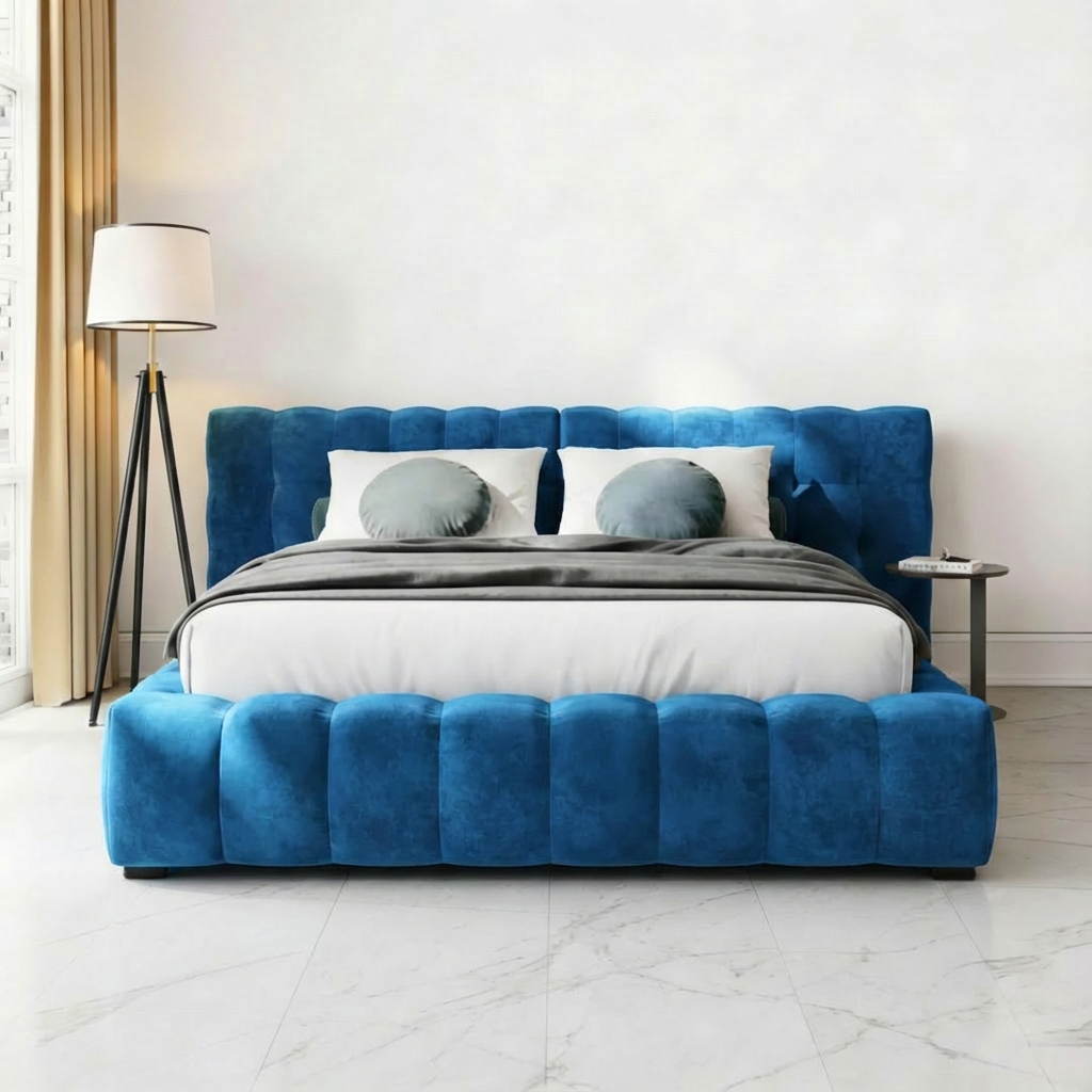 Blue Plush Velvet