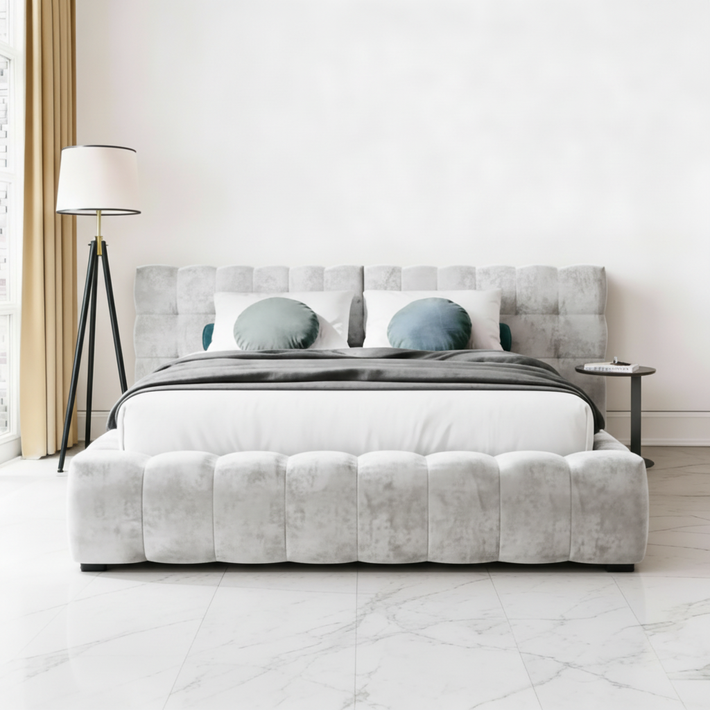 Silver Plush Velvet