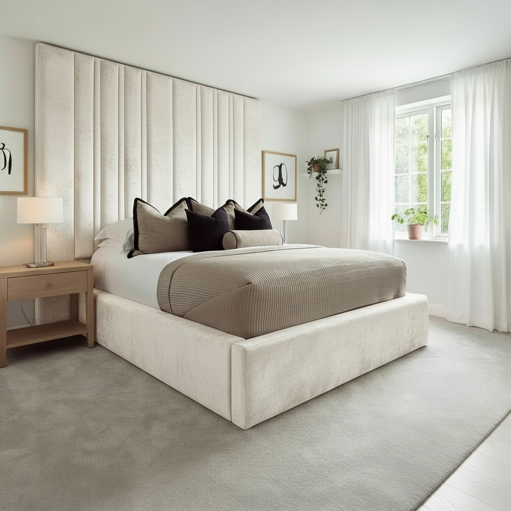 Cream Plush Velvet