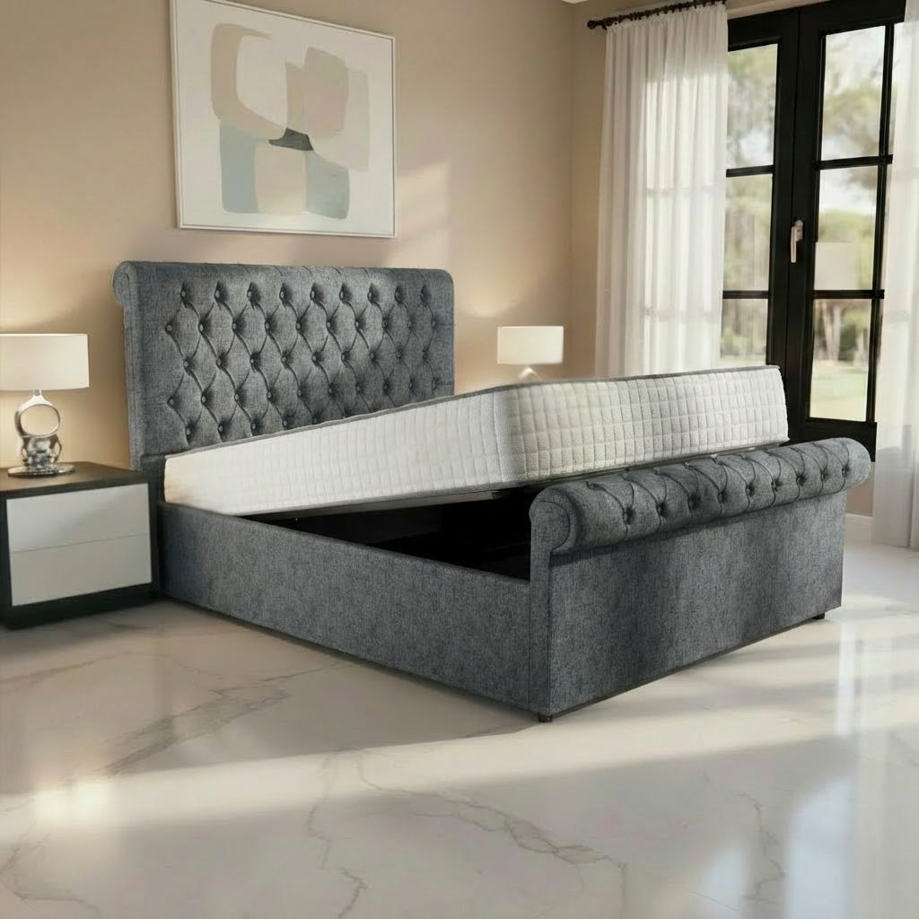 Charcoal Chenille