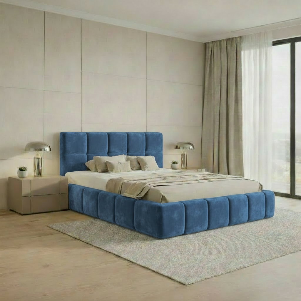 Blue Plush Velvet