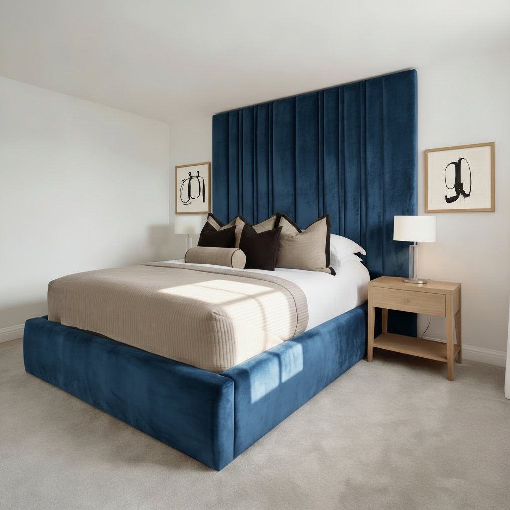 Blue Plush Velvet
