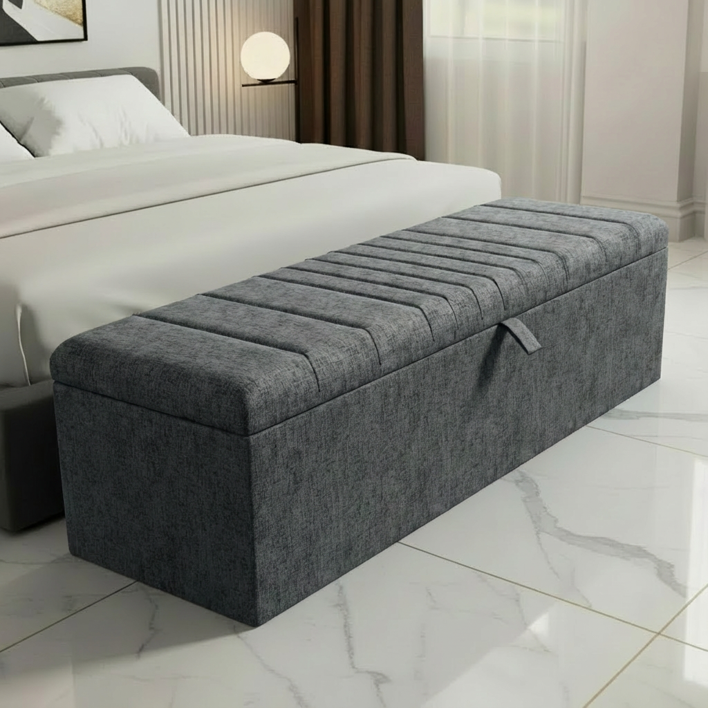 Charcoal Chenille