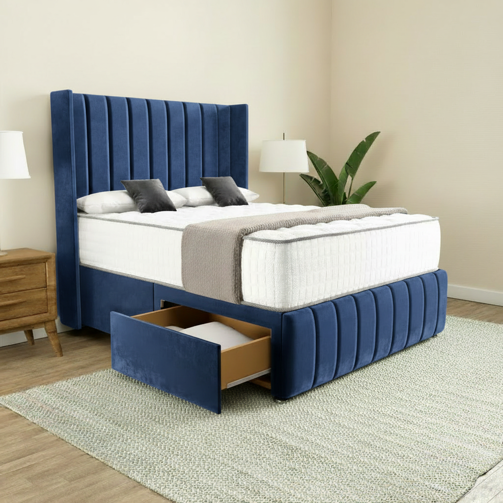 Blue Plush Velvet