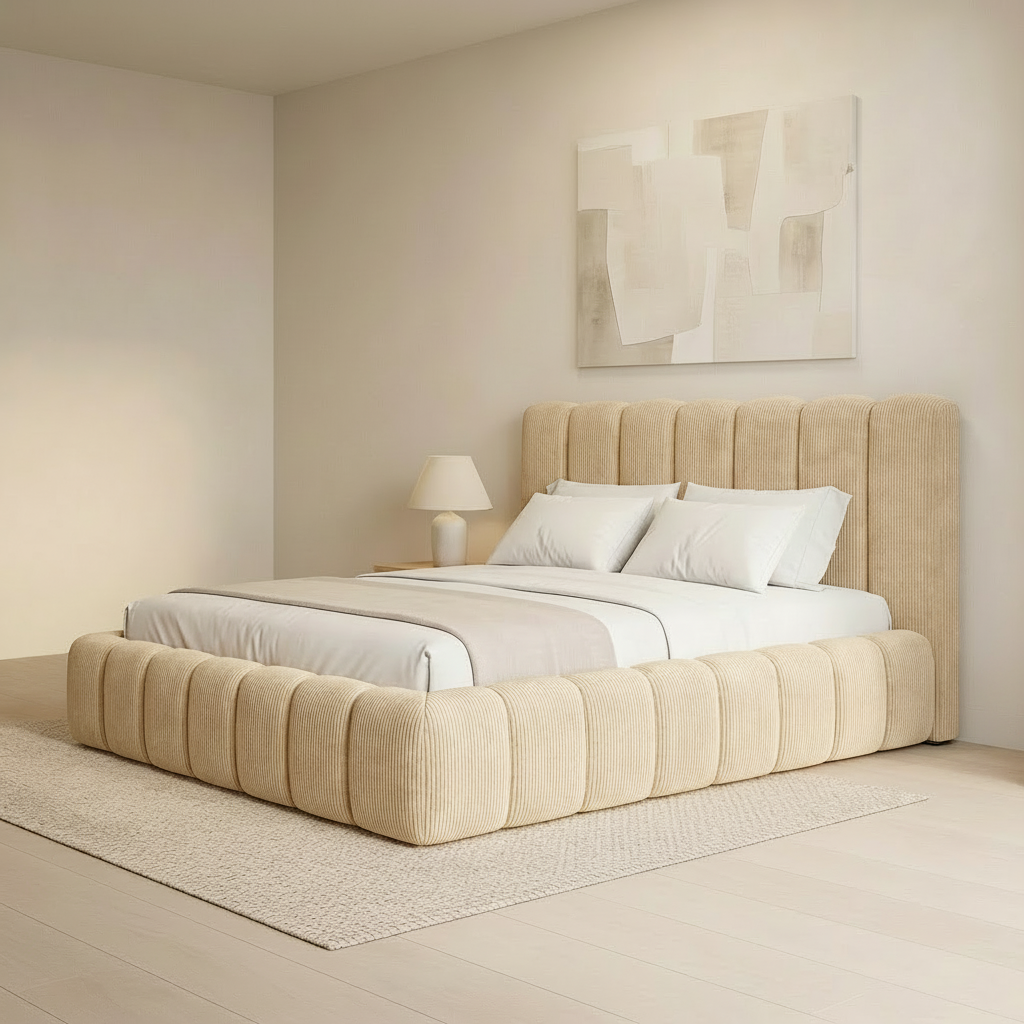Cream Haven Cloud Bedframe Cream Naples - image 2