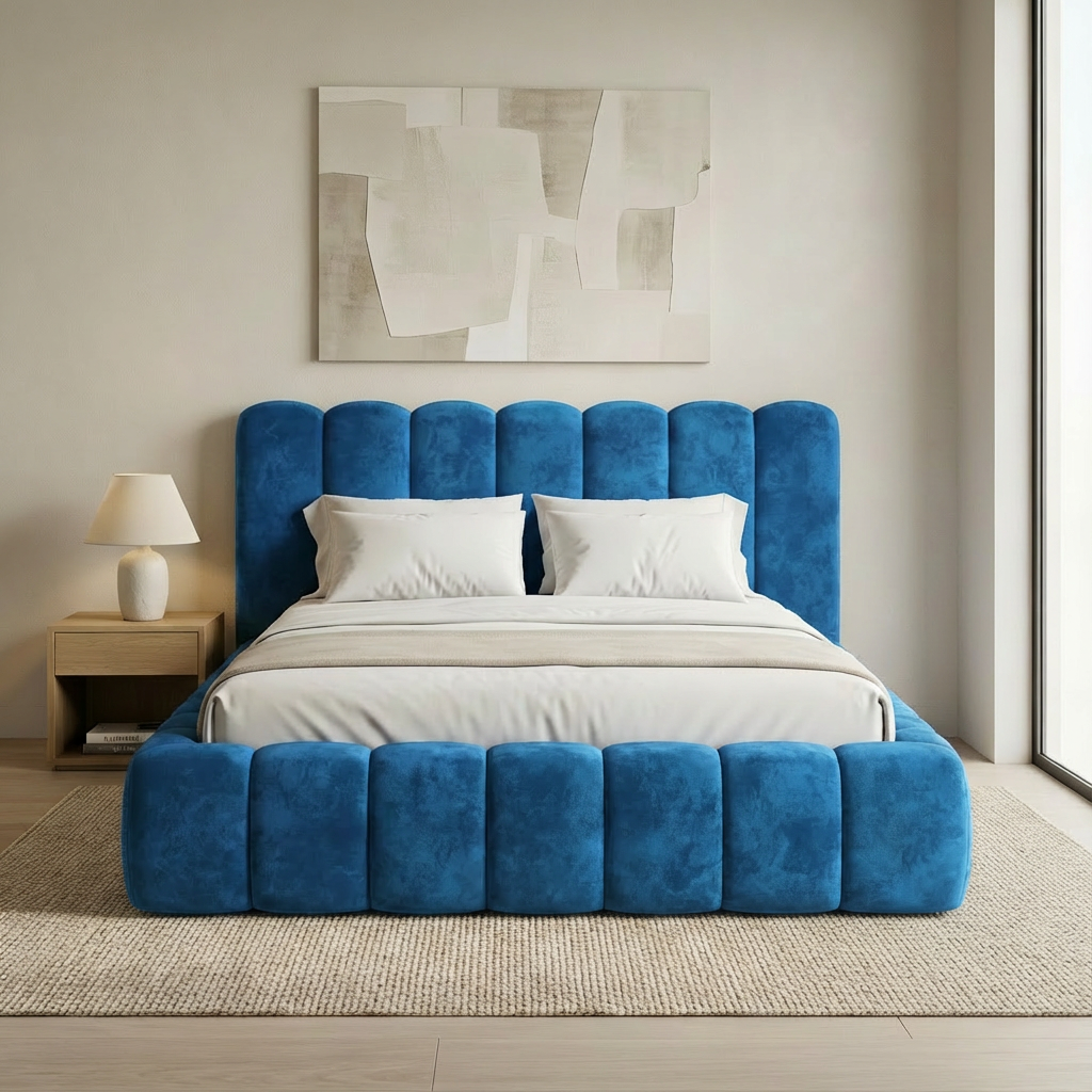 Blue Plush Velvet