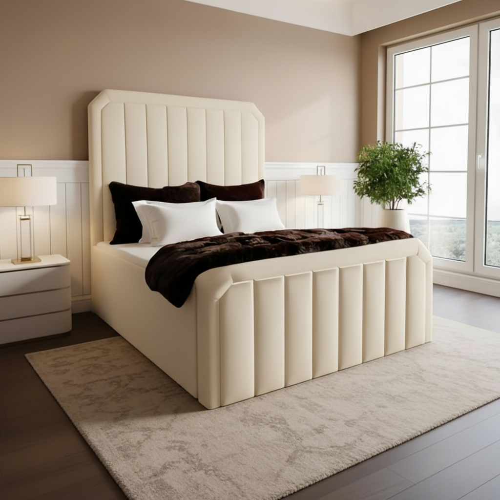 Cream Plush Velvet