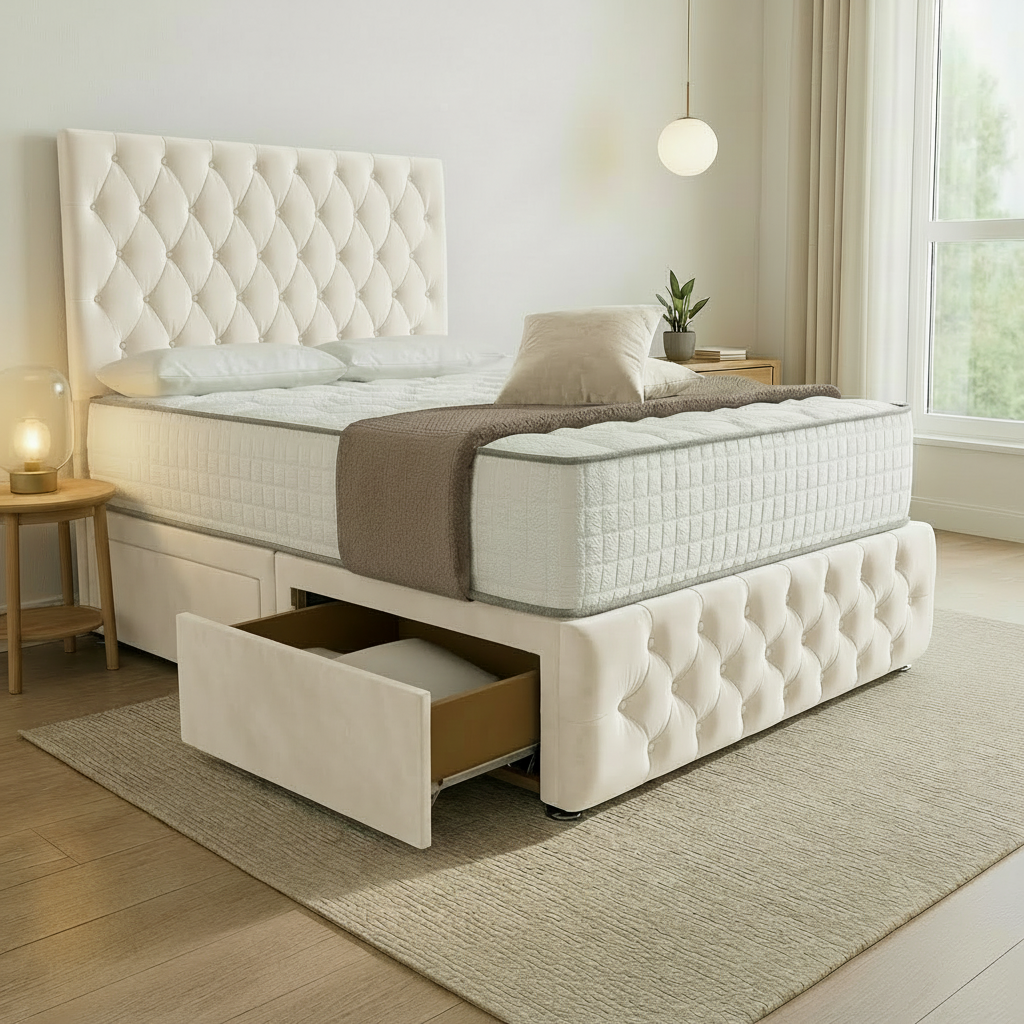 Cream Plush Velvet