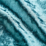Crushed Velvet Fabric: Teal