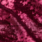 Crushed Velvet Fabric: Aubergine