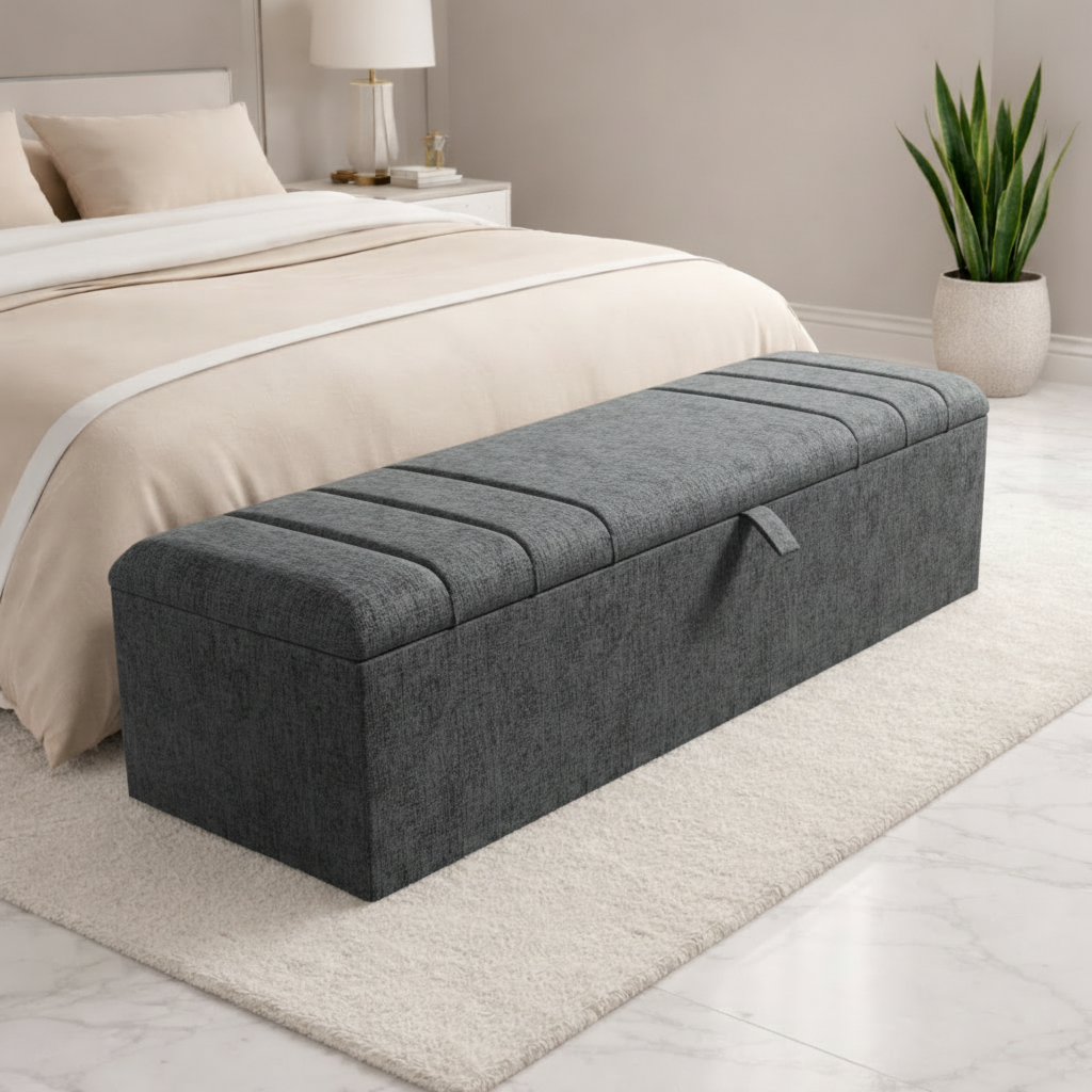 Charcoal Chenille