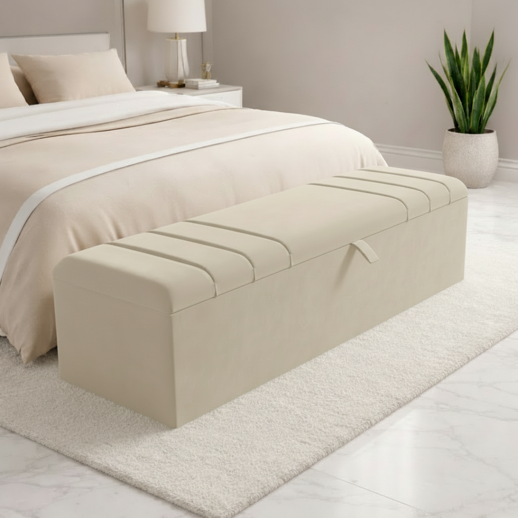 Cream Plush Velvet