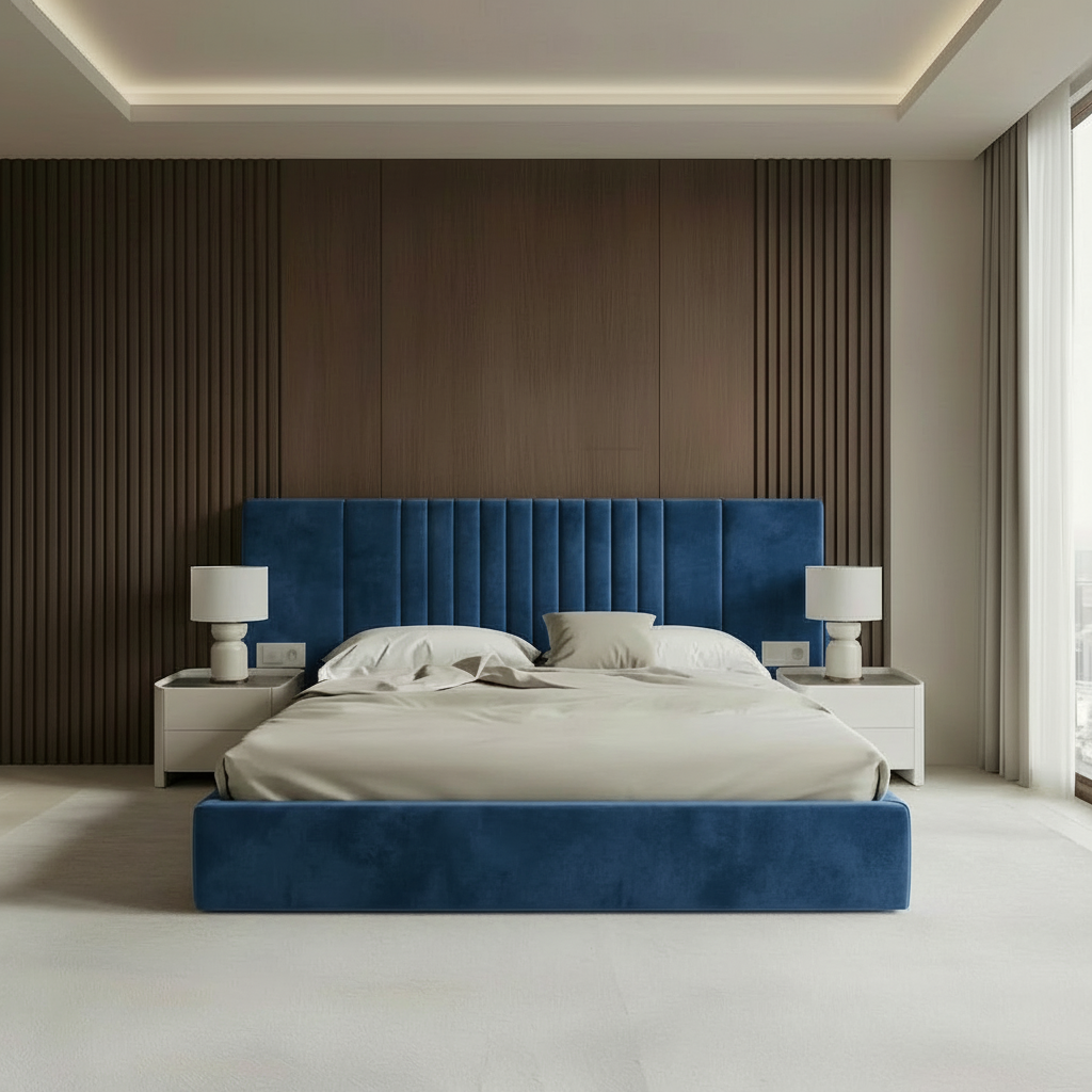 Blue Plush Velvet