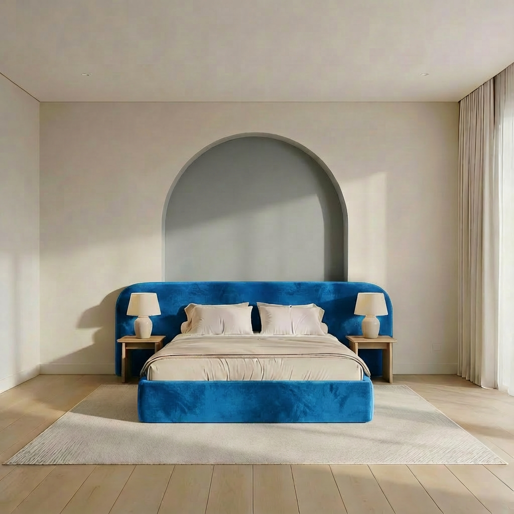 Blue Plush Velvet