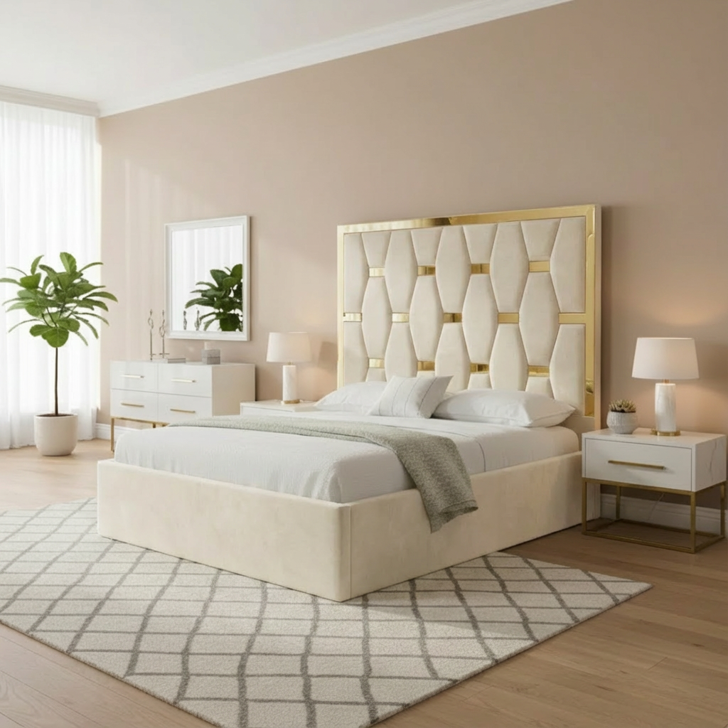 Cream Plush Velvet