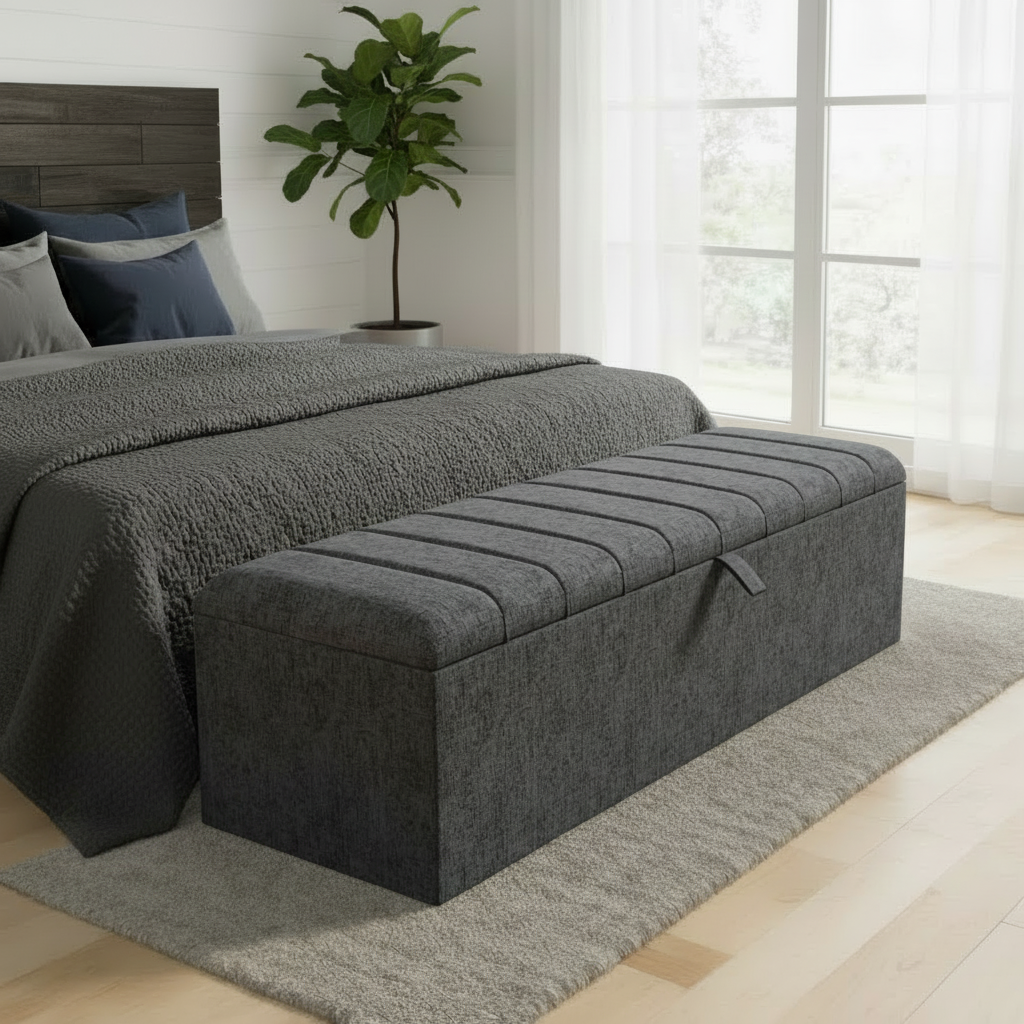 Charcoal Chenille