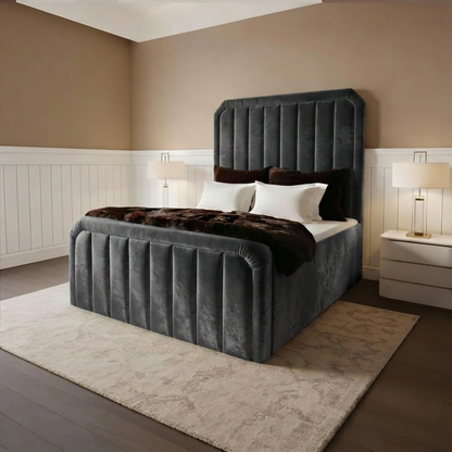 Madison 2025 with Optional Ottoman Storage Steel Plush Velvet