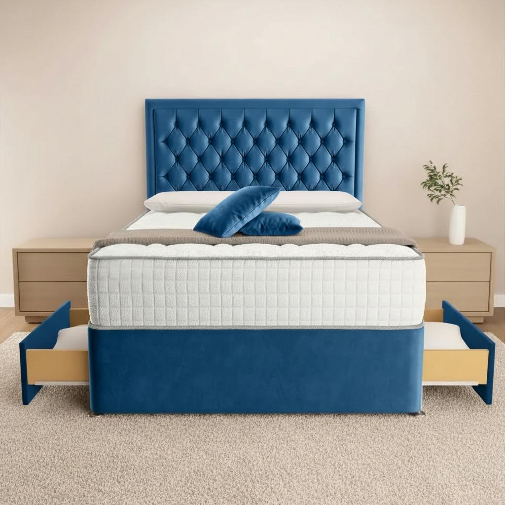 Blue Plush Velvet