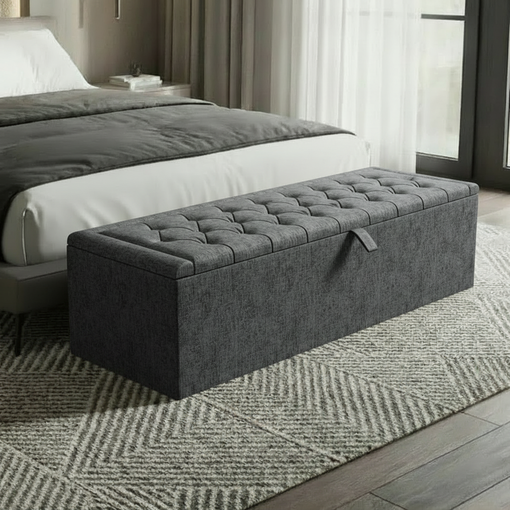 Charcoal Chenille