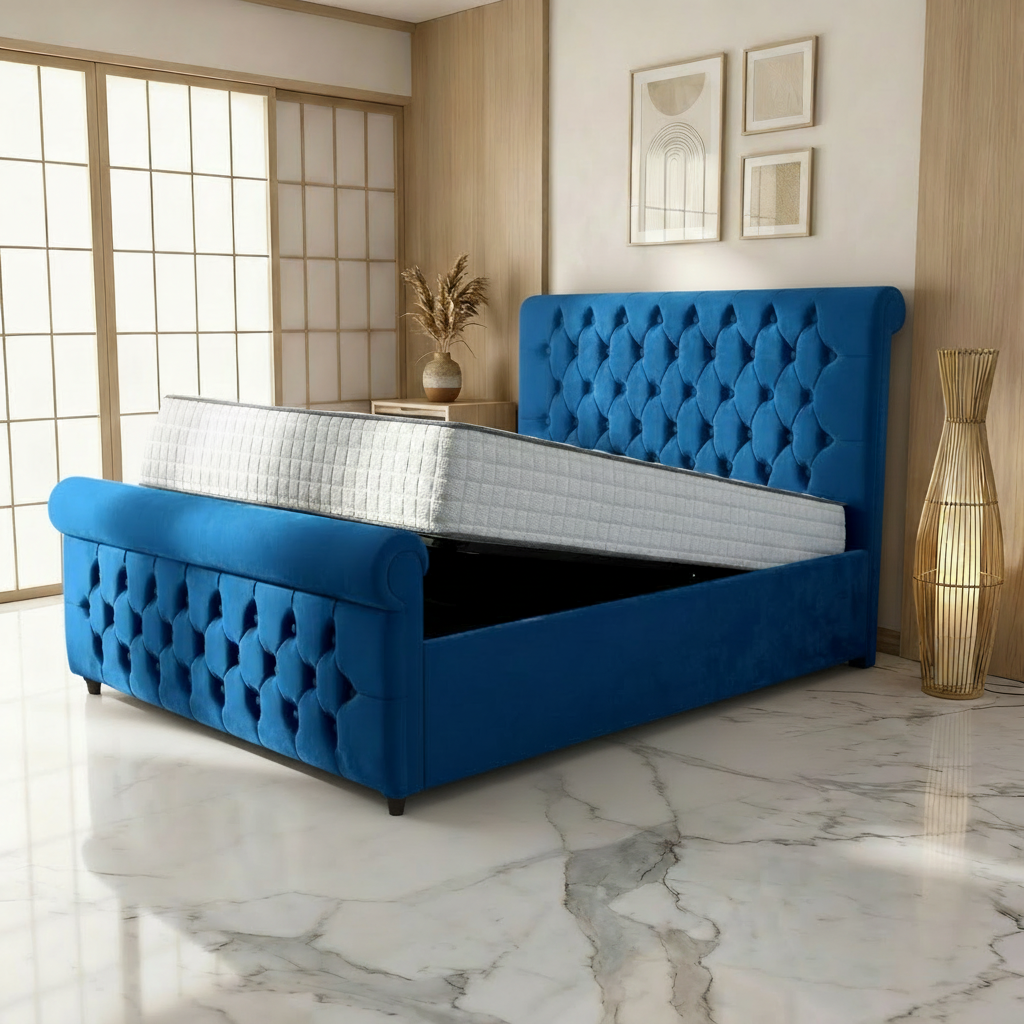 Blue Plush Velvet