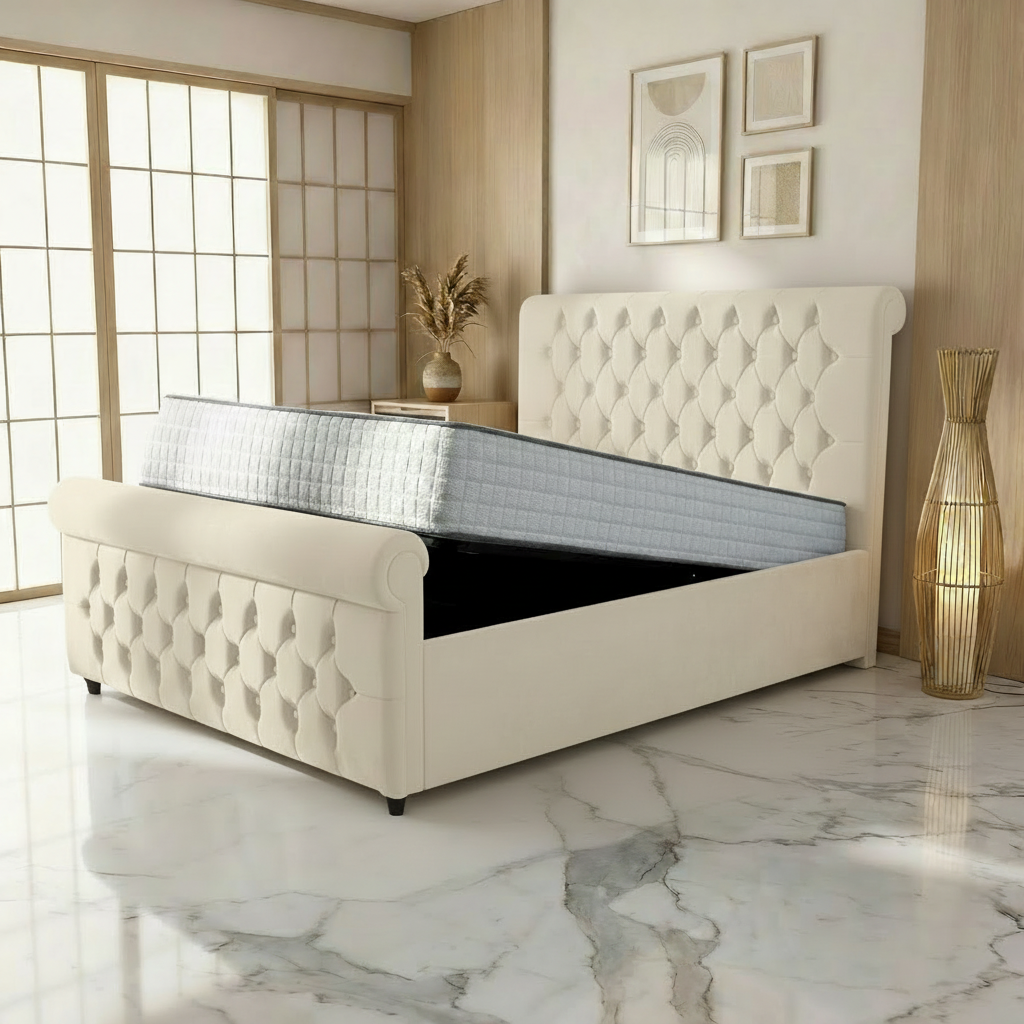 Cream Plush Velvet