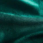 Plush Soft Velvet Fabric: Emerald