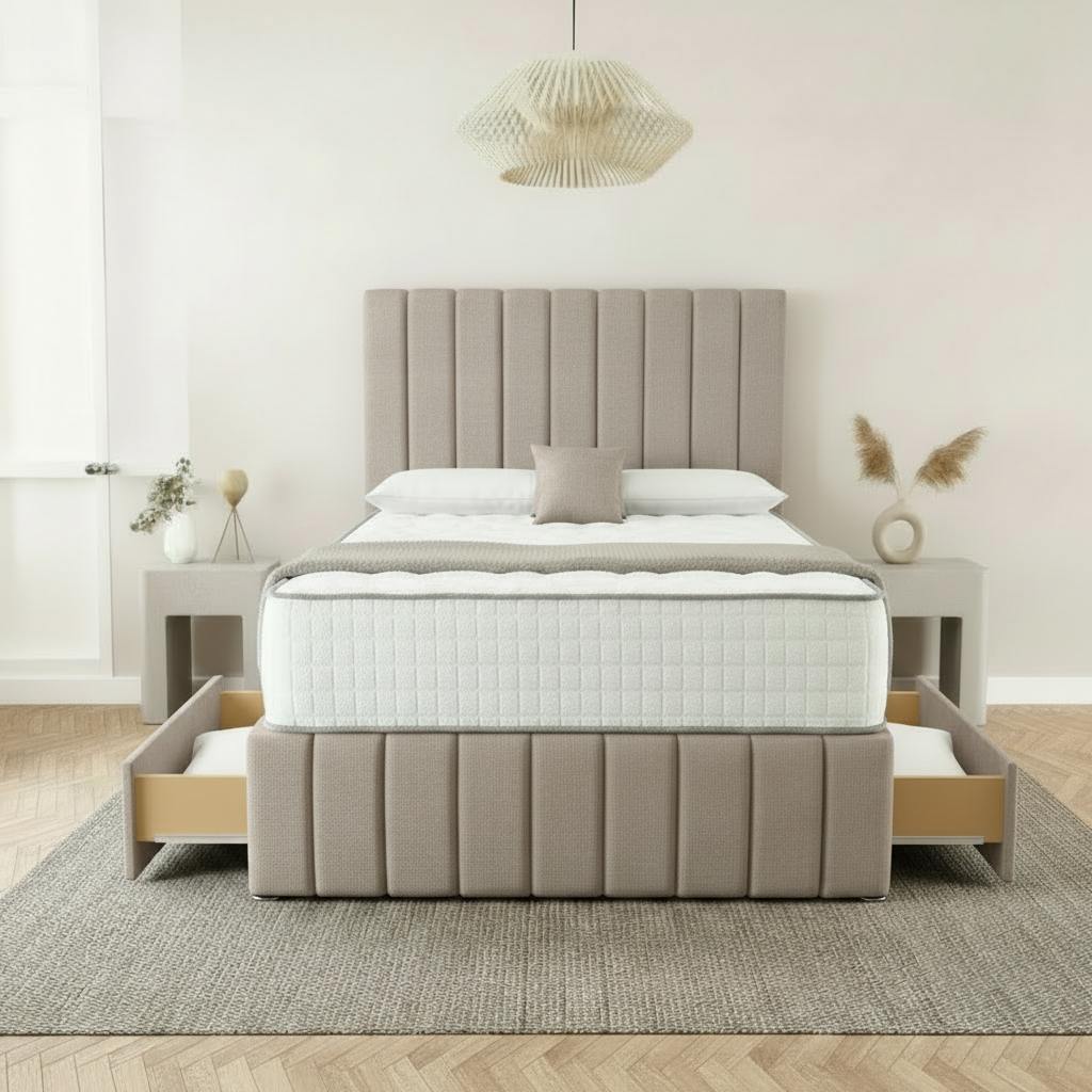 Brisbane Divan Bed - Seal Grey Naples