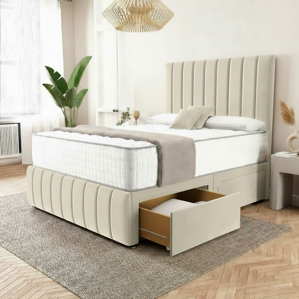 Cream Plush Velvet