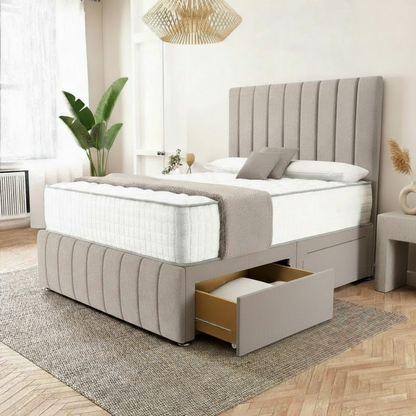 Brisbane Divan Bed - Seal Grey Naples