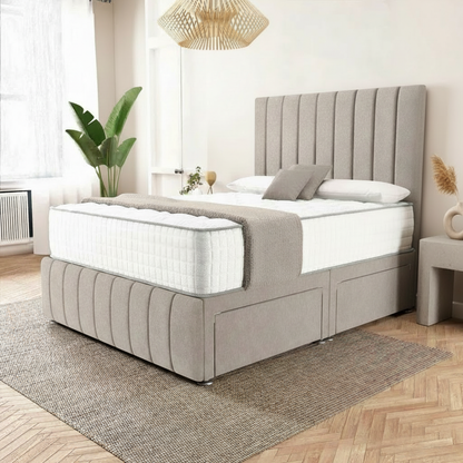 Brisbane Divan Bed - Seal Grey Naples