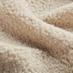 Teddy Boucle Fabric: Latte