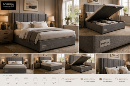 The Harbor Ottoman Divan Bed – Seal Grey Naples
