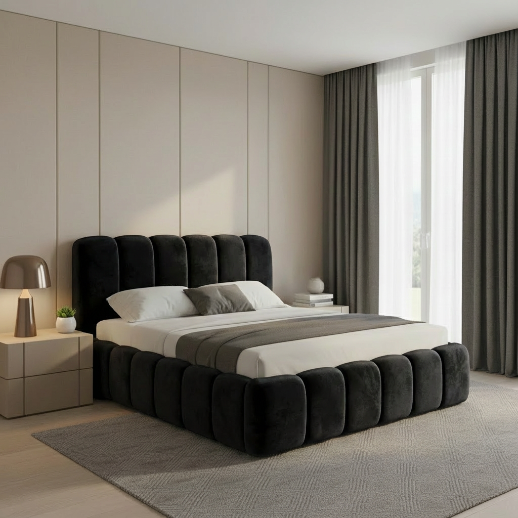 Black Plush Velvet