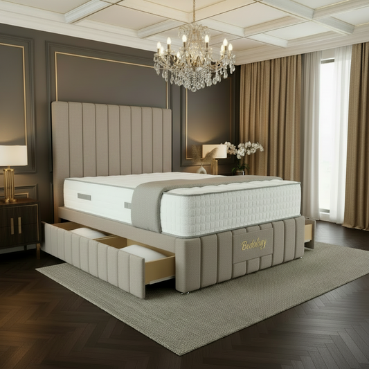 Windsor Divan Bed – Seal Grey Naples