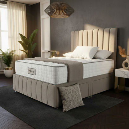 Brisbane Divan Bed - Seal Grey Naples