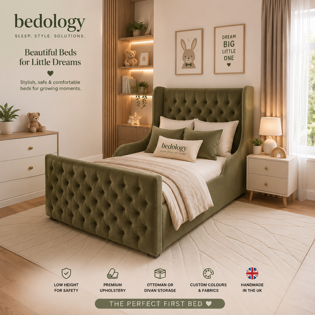 Luxury Wing Toddler Bed